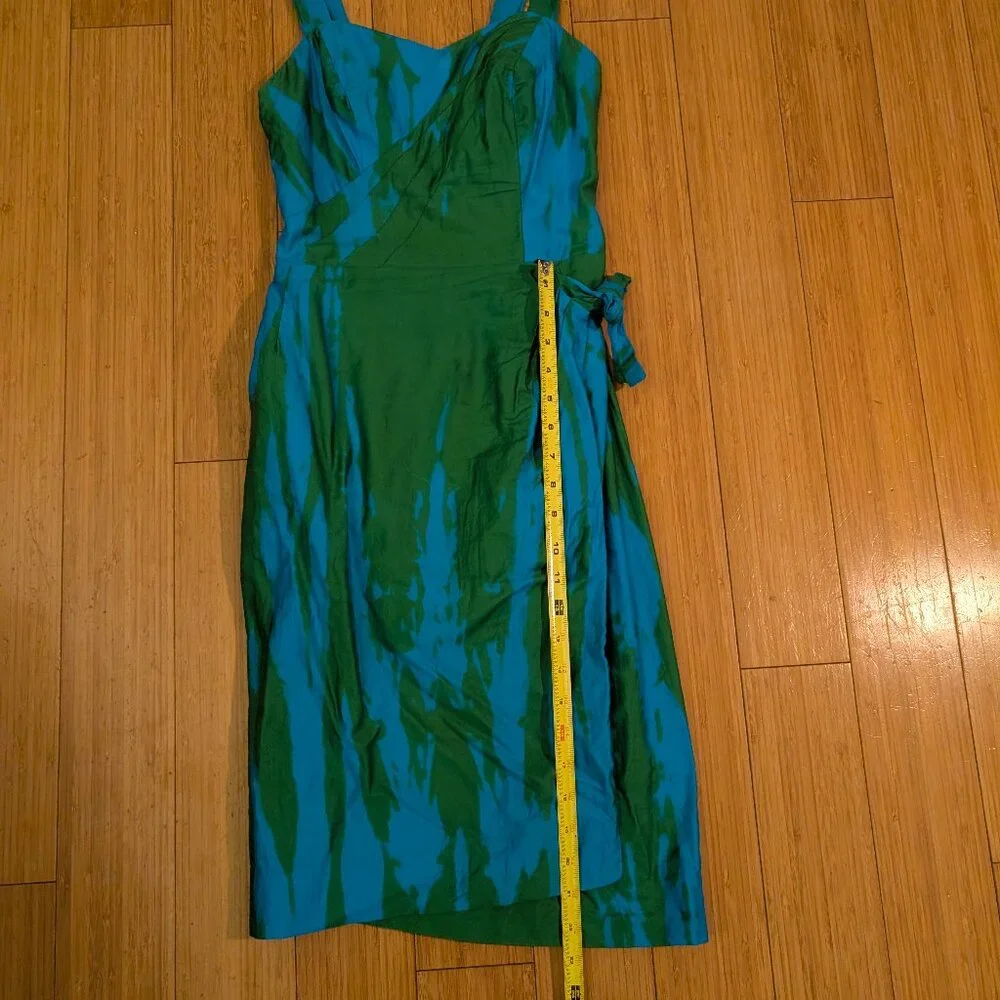 1950s True vintage Ruby of Miami green and blue party dress - Picture 8 of 13